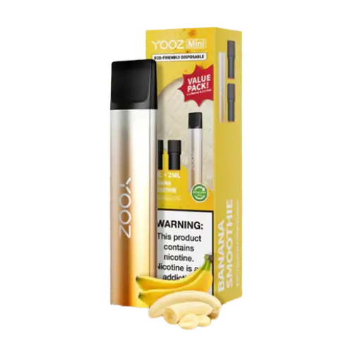 Yooz Mini Eco Friendly Disposable Vape - 600puffs - Banana Smoothie