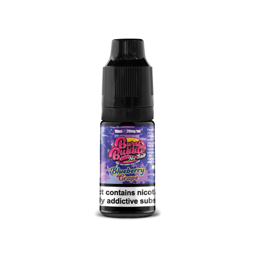 Burst My Bubble Nic Salt - Blueberry Grape - 10ml