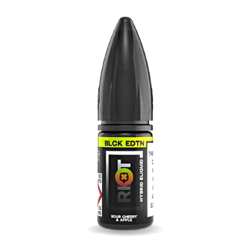 Sour Cherry & Apple  Nic Salt E-Liquid by Riot Squad Black Edition 10ml