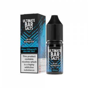 Blue Monster Nic Salt E-Liquid by Ultimate Bar Salts 10ml