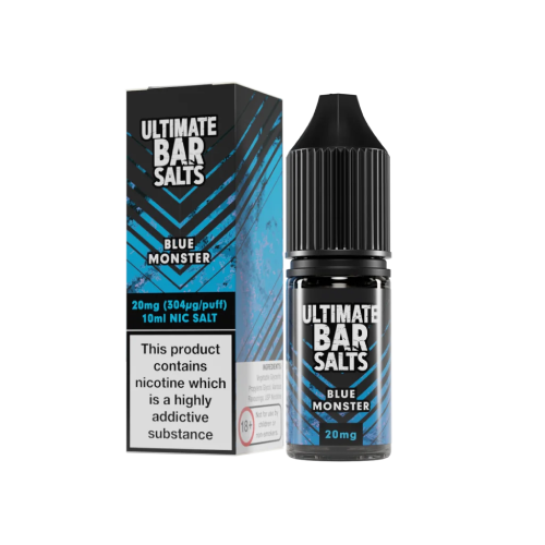  Blue Monster Nic Salt E-Liquid by Ultimate Bar Salts 10ml 