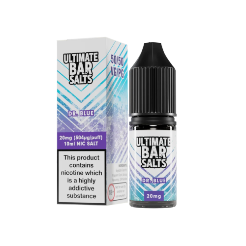 Dr. Blue Nic Salt E-Liquid by Ultimate Bar Salts 10ml