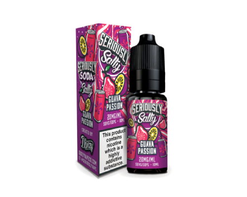 Guava Passion Nic Salt E-Liquid by Doozy Seriously Soda 10ml