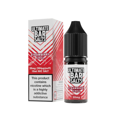 Strawberry Chill Nic Salt E-Liquid by Ultimate Bar Salts 10ml