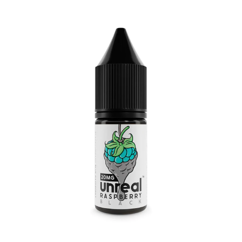 Black Nic Salt E-Liquid by Unreal Raspberry 10ml