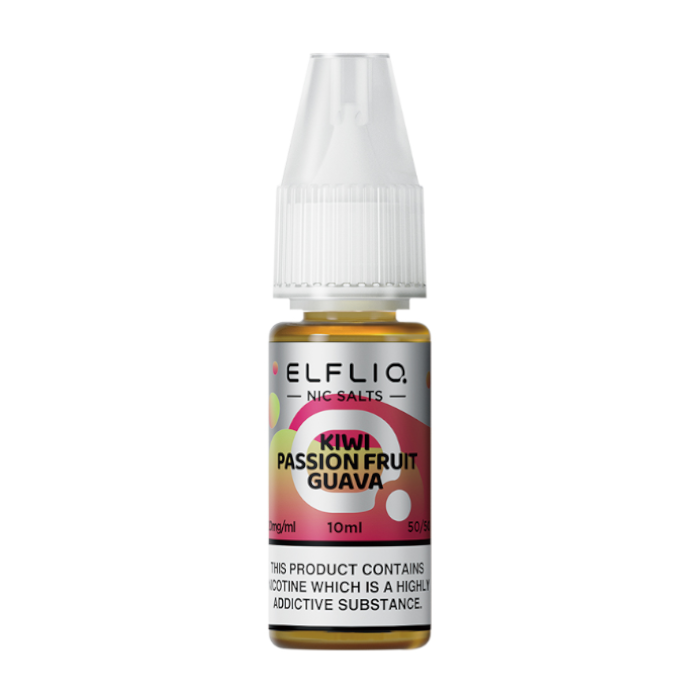 Elfliq Nic Salt by Elf Bar  - Kiwi Passion Fruit Guava - 10ml
