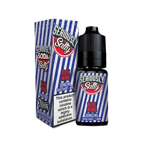 Blue Wing Nic Salt E-Liquid by Doozy Seriously Soda 10ml