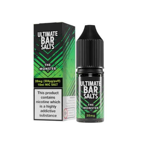  The Monster Nic Salt E-Liquid by Ultimate Bar Salts 10ml 