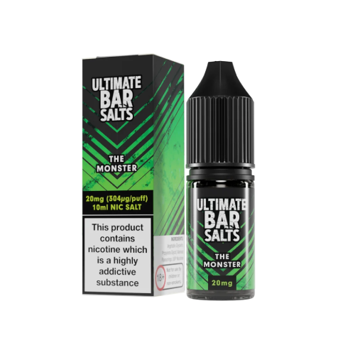 The Monster Nic Salt E-Liquid by Ultimate Bar Salts 10ml