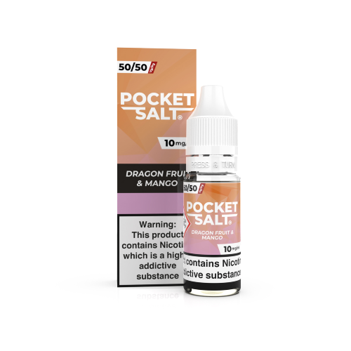  Pocket Salt By Drip Hacks - Dragon Fruit & Mango - 10ml 