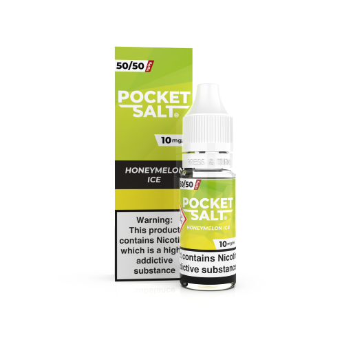  Honeymelon Ice Nic Salt E-Liquid by Pocket Salt By Drip Hacks 10ml 