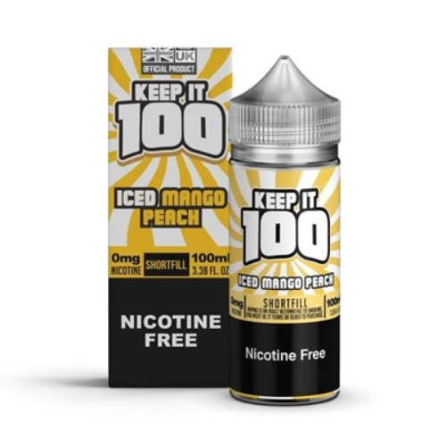 Keep It 100 E Liquid - Iced Mango Peach - 100ml