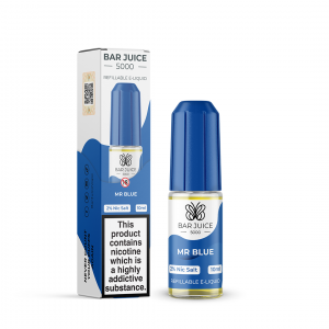 Mr Blue Nic Salt E-Liquid by Bar Juice 5000 Salts 10ml