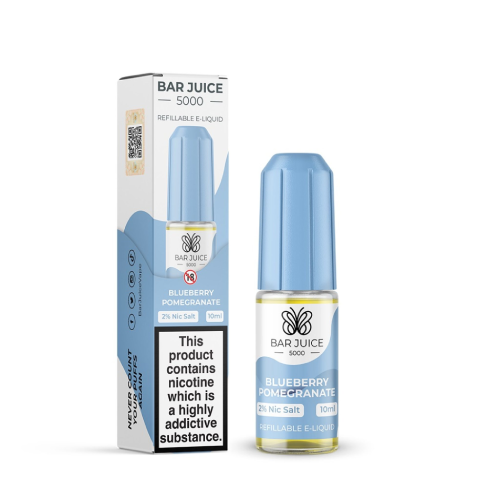 Blueberry Pomegranate Nic Salt E-Liquid by Bar Juice 5000 Salts 10ml