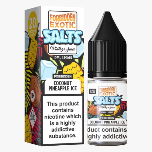 Vintage Juice Forbidden Exotic Salts - Coconut Pineapple Ice - 10ml
