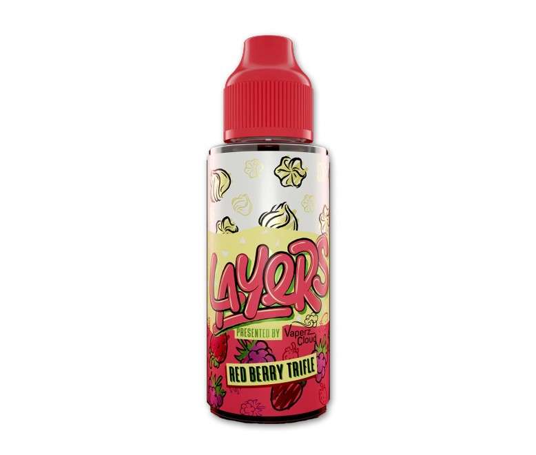 Layers by Vaperz Cloud E Liquid - Red Berry Trifle - 100ml