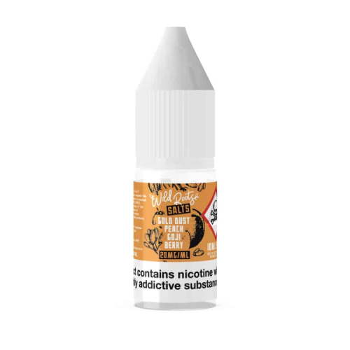 Gold Dust Peach Goji Berry Nic Salt E-Liquid by Wild Roots 10ml