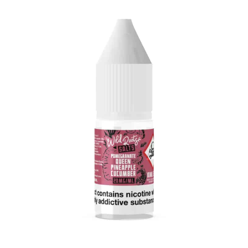 Pomegranate Queen Pineapple Cucumber Nic Salt E-Liquid by Wild Roots 10ml