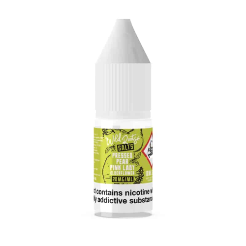 Pressed Pear Pink Lady Elder Flower Nic Salt E-Liquid by Wild Roots 10ml