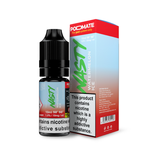 Watermelon Ice Nic Salt E-Liquid by Nasty Podmate 10ml