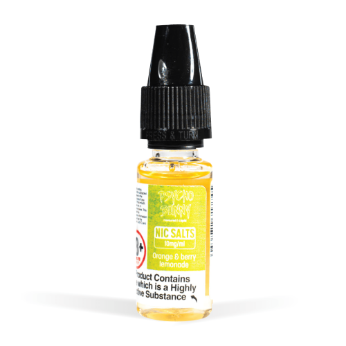 Psycho Bunny Nic Salt - Orange & Berry Lemonade - 10ml