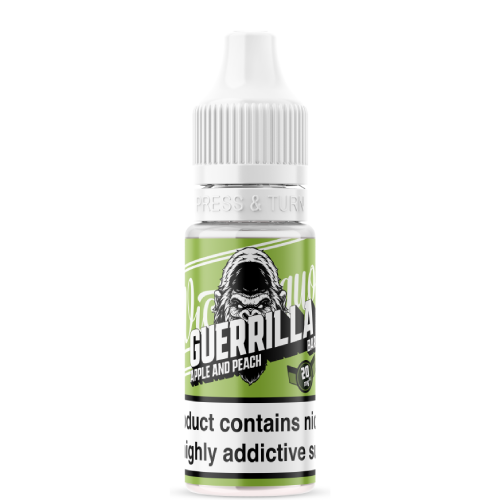  Apple and Peach Nic Salt E-Liquid by Wick Liquor Guerilla Bar 10ml 