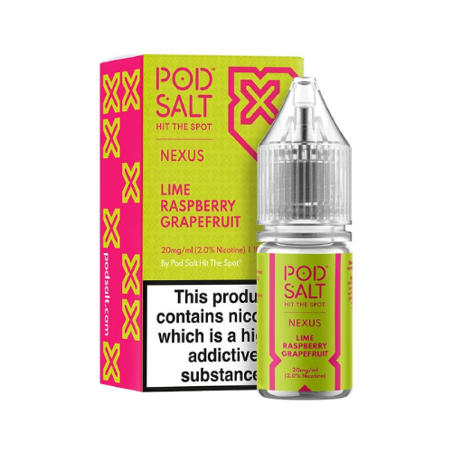 Pod Salt Nexus Nic Salt - Lime Raspberry Grapefruit - 10ml