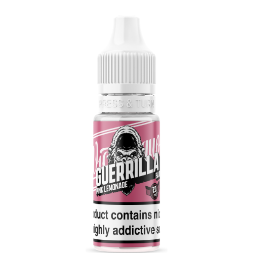  Pink Lemonade Nic Salt E-Liquid by Wick Liquor Guerilla Bar 10ml 