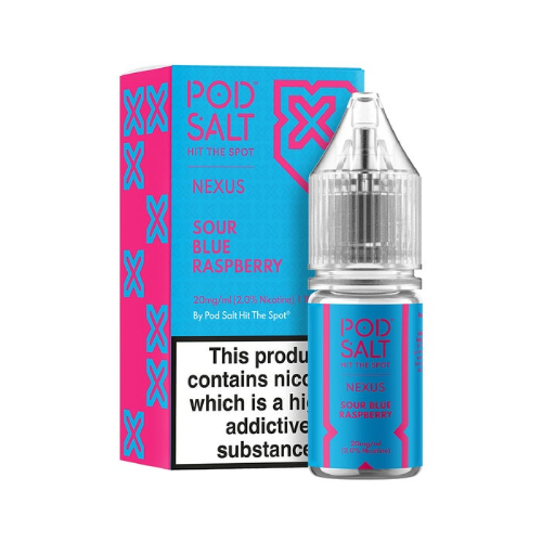 Pod Salt Nexus Nic Salt - Sour Blue Raspberry - 10ml