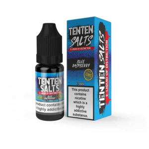 Blue Raspberry Nic Salt E-Liquid by TenTen 10ml