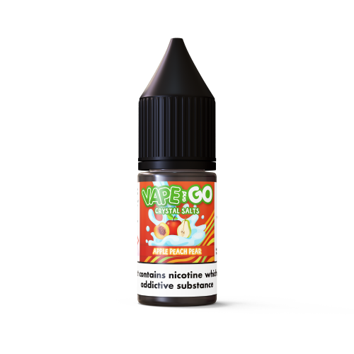  Apple Peach Pear Crystal Salts by Vape and Go - 10ml 