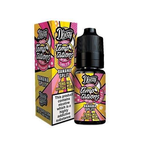 Banana Split Nic Salt E-Liquid by Doozy Temptations 10ml