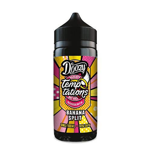 Banana Split Shortfill E-Liquid by Doozy Temptations 100ml