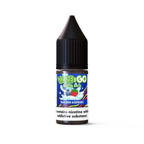 Blue Sour Raspberry Crystal Salts by Vape and Go - 10ml