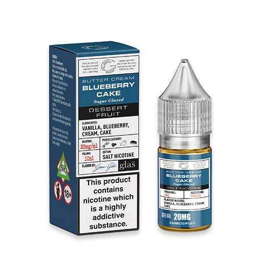 Buttercream Blueberry Cake Nic Salt E-Liquid by Glas Basix Series 10ml