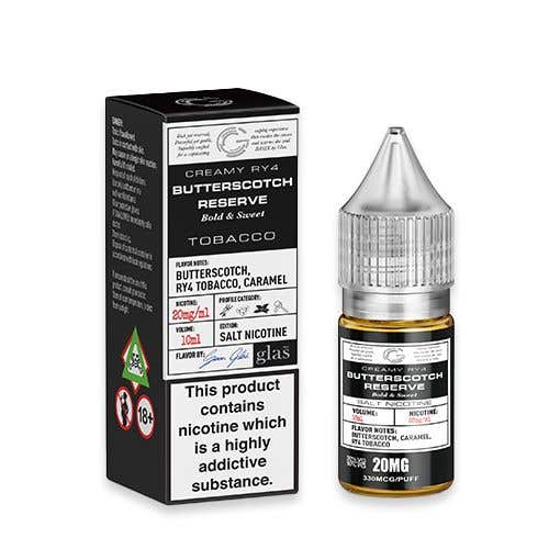 Creamy RY4 Butterscotch Reserve Nic Salt E-Liquid by Glas Basix Series 10ml