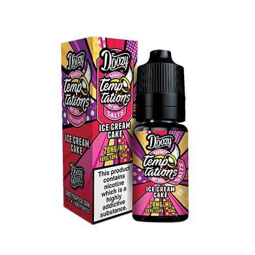 Ice Cream Cake Nic Salt E-Liquid by Doozy Temptations 10ml