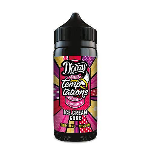 Ice Cream Cake Shortfill E-Liquid by Doozy Temptations 100ml