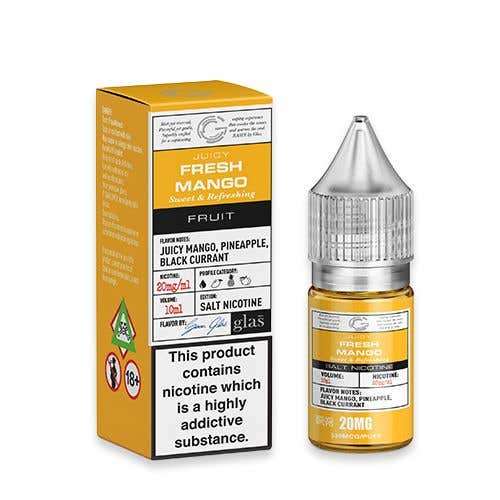 Juicy Fresh Mango Nic Salt E-Liquid by Glas Basix Series 10ml