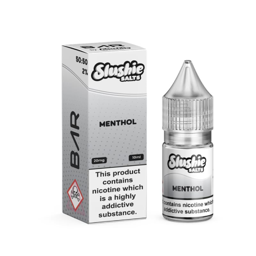  Menthol Nic Salt E-Liquid by BAR by Slushie Salts 10ml 