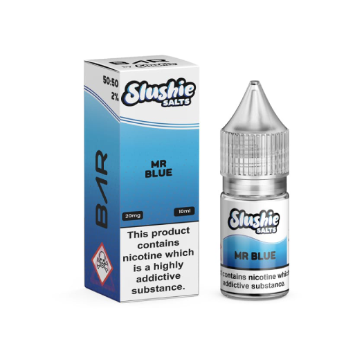  Mr Blue Nic Salt E-Liquid by BAR by Slushie Salts 10ml 