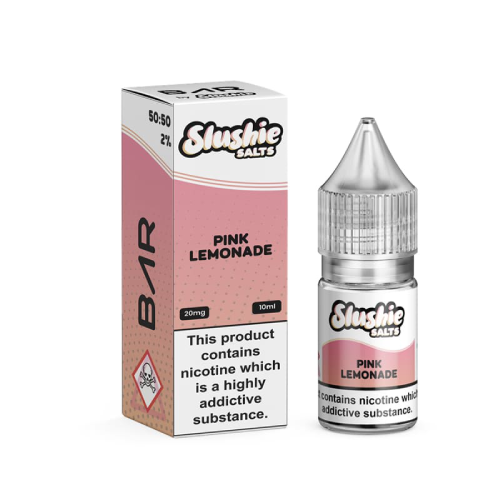 Pink Lemonade Nic Salt E-Liquid by BAR by Slushie Salts 10ml