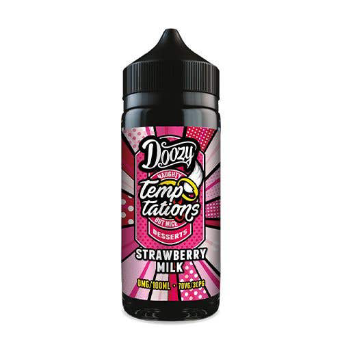 Strawberry Mil Shortfill E-Liquid by Doozy Temptations 100ml