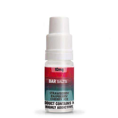 Strawberry Raspberry Cherry Ice Nic Salt E-Liquid by Bar Salts 10ml