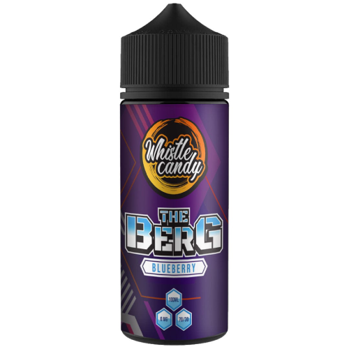  Whistle Candy E Liquid - The Berg Blueberry - 100ml 