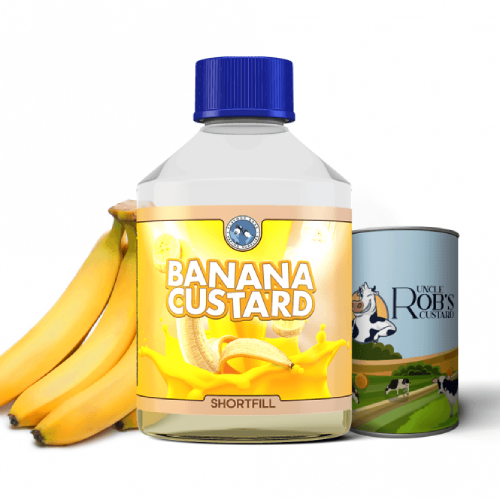  Flavour Boss E Liquid - Banana Custard - 200ml 