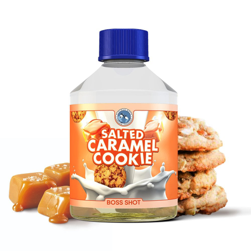  Flavour Boss E Liquid - Salted Caramel Cookie - 200ml 