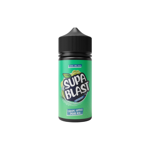  Supa Blast E Liquid - Grape Apple Pear Ice - 100ml 