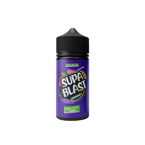  Supa Blast E Liquid - Mixed Berry Lemon - 100ml 