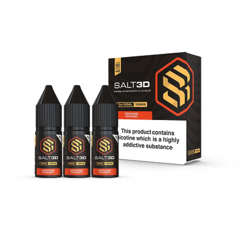 Salt3D Nic Salt - Orange Mango - 3 x 10ml